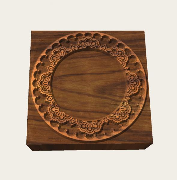 Mandalastempel aus Hartholz Mandalastempel aus Hartholz